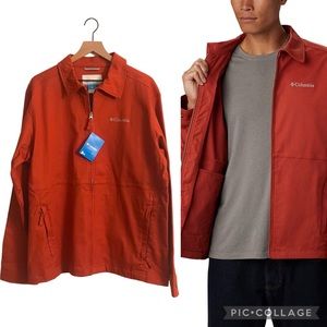 Columbia Men’s Bonpas Valley Jacket Carnelian Red - Size Large